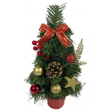 RED & GOLD ALBERO DA TAVOLO CM.70 (4pz)